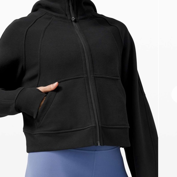 NWT Lululemon Scuba Oversized Full Zip Black Size XS/S - Picture 9 of 11